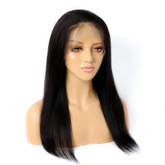 Real Human Hair Wig Lace Hair Set 9a Hair Quality Straight Hair - 13X4T Lace - View 1