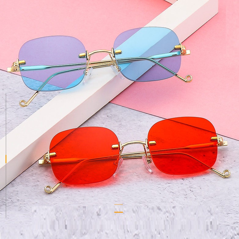 Fashion New Multicolor Metal Square Sunglasses - Image 5