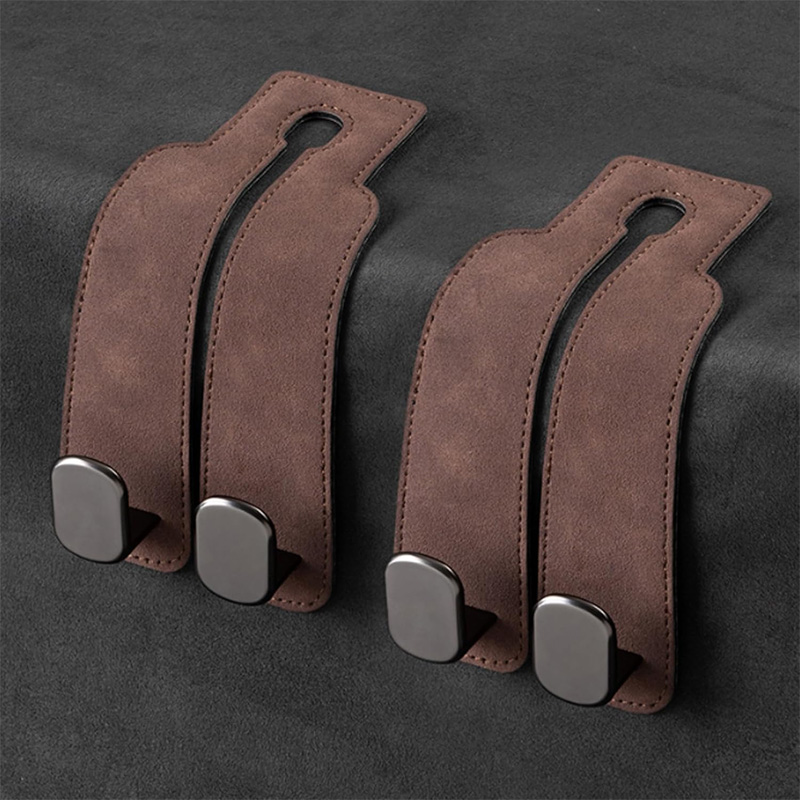 4pcs Car Seat Back Phone Holder Hook,Car Purse Hook Purse Hook For Car Seats Headrest Car Seat Hooks