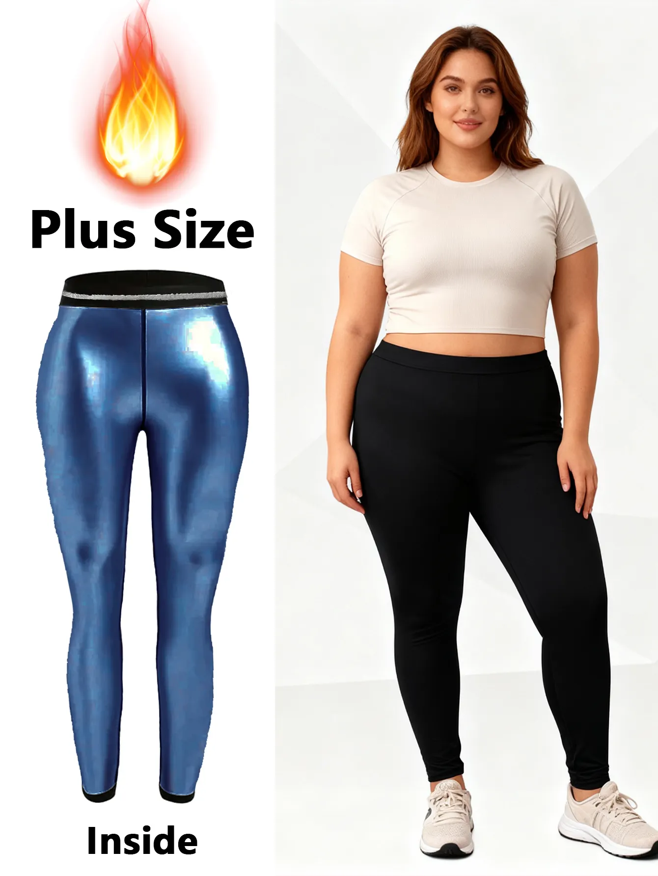 Plus Size Weight Loss Sauna Sweat Pants