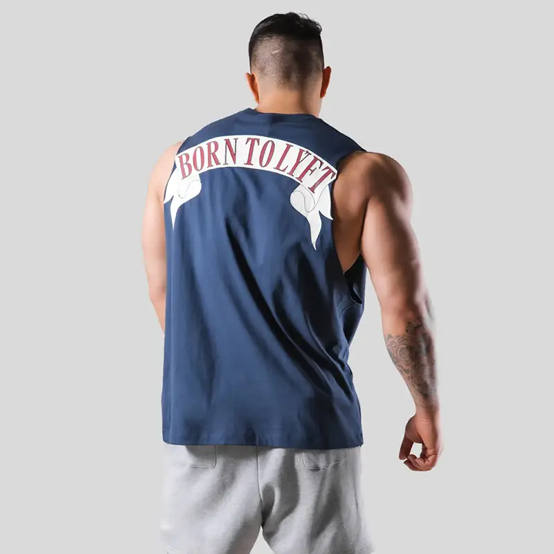 New Fitness Breathable Vest Sleeveless Casual Cotton