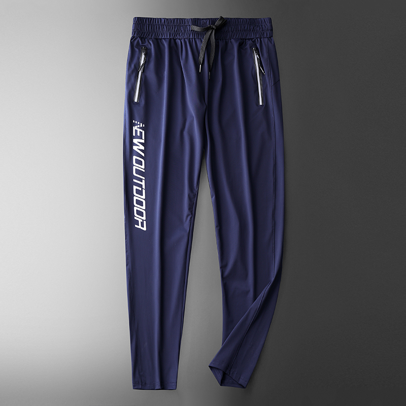 Title 3, Mens Ice Silk Sweatpants, Thin, Loose, Breatha...