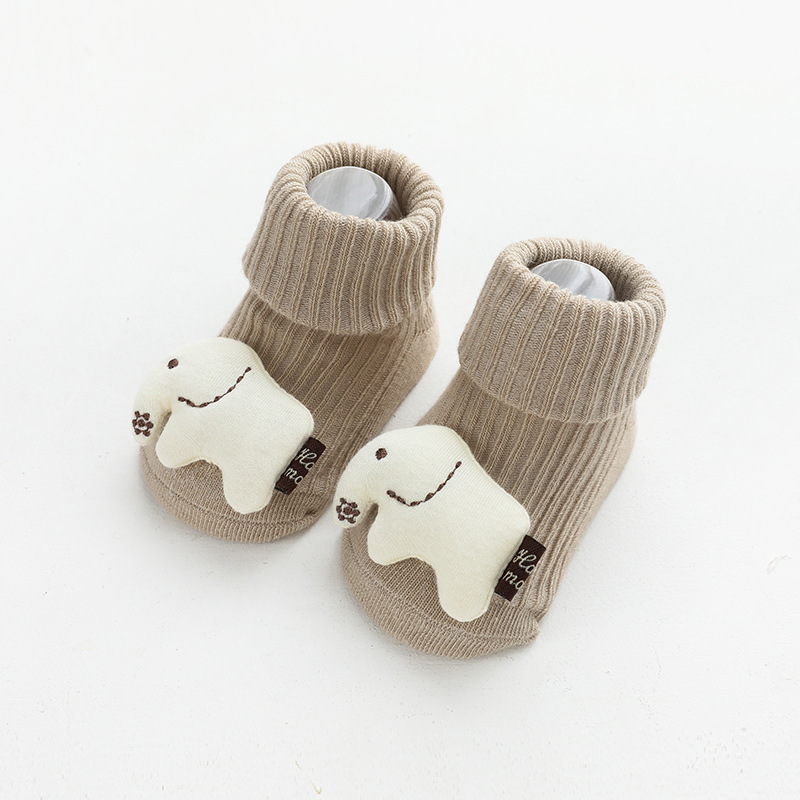 Title 3, Newborn Baby Socks With Three-dimensional Carto...