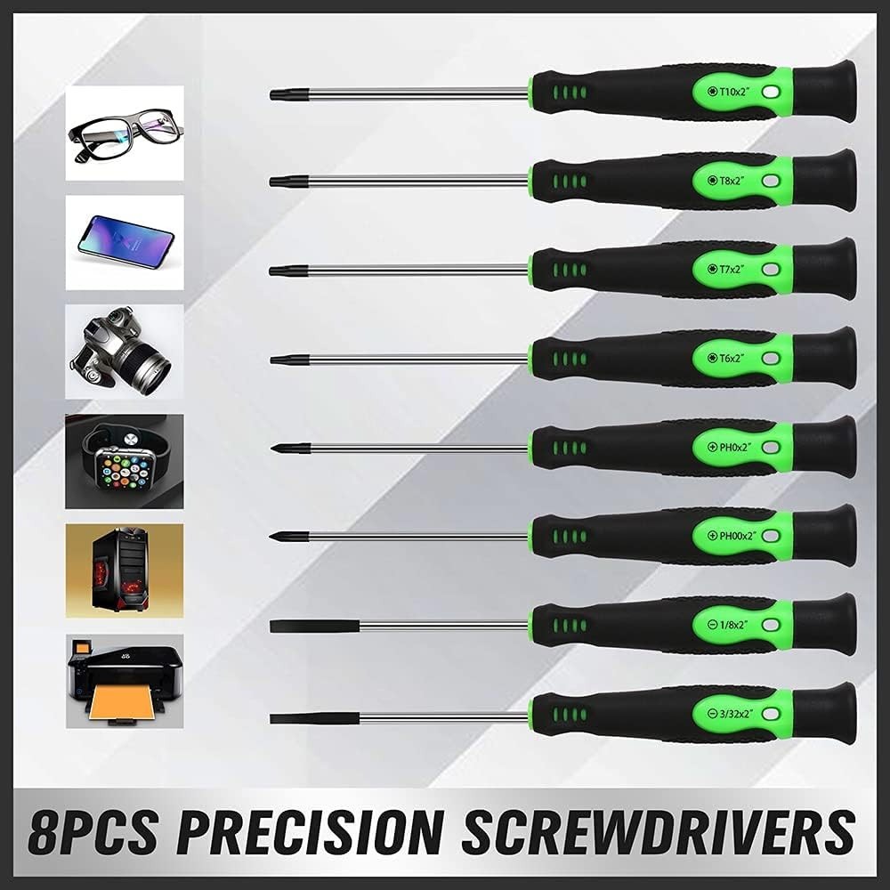 118 PCS Magnetic Screwdriver Set Heavy Duty Precision Premium Cross Flat Head — image 2