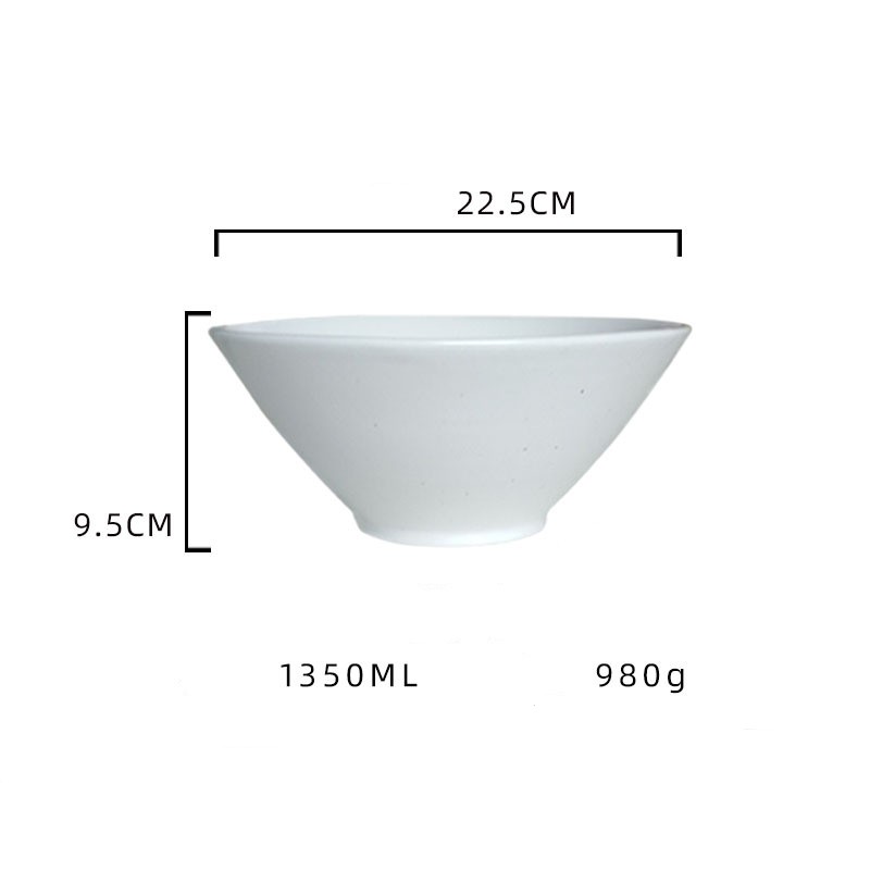 Title 12, Japanese Handmade Coarse Bamboo Hat Noodle Bowl