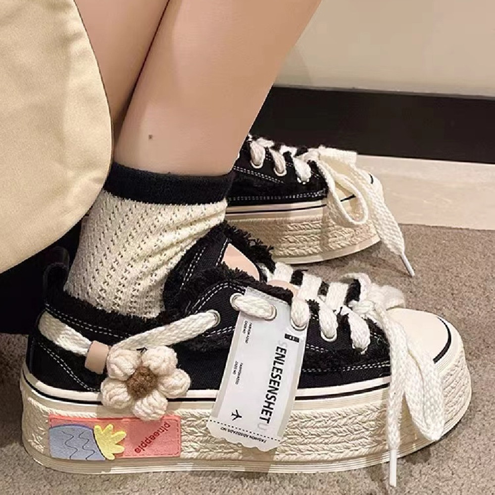 Casual Sports Shoes With Thick Soles