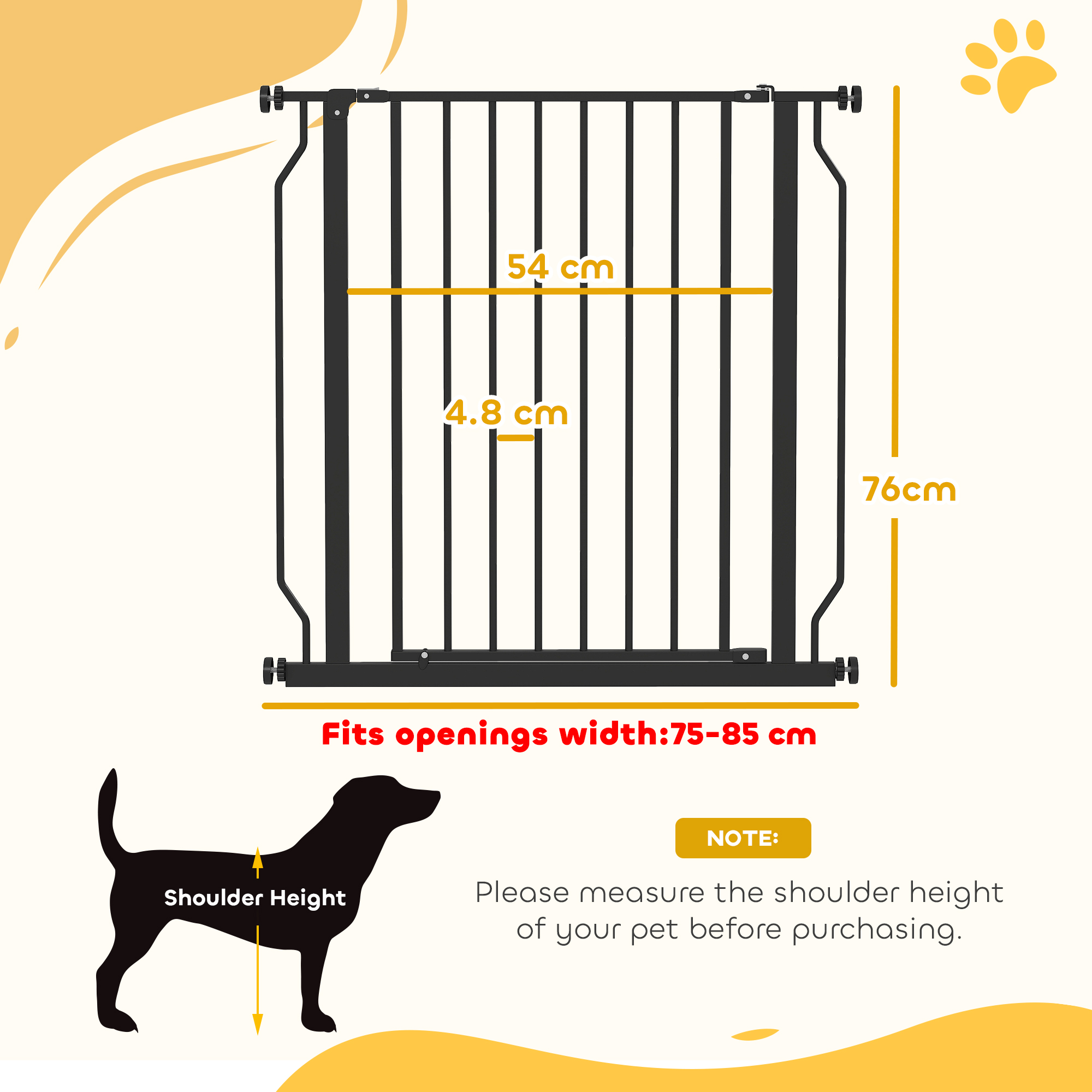 Ultra Wide Pet Safety Door With Pressure Device, Suitable For Doorways — image 7