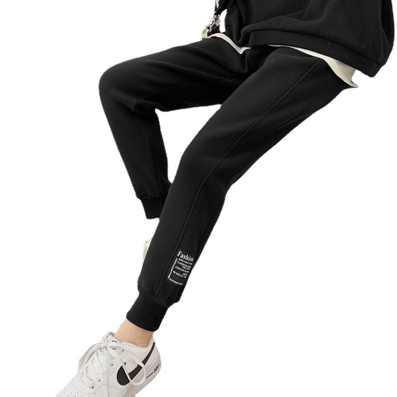 Leisure Plus Cashmere Ribbed Loose And Thin Feet Autumn And Winter