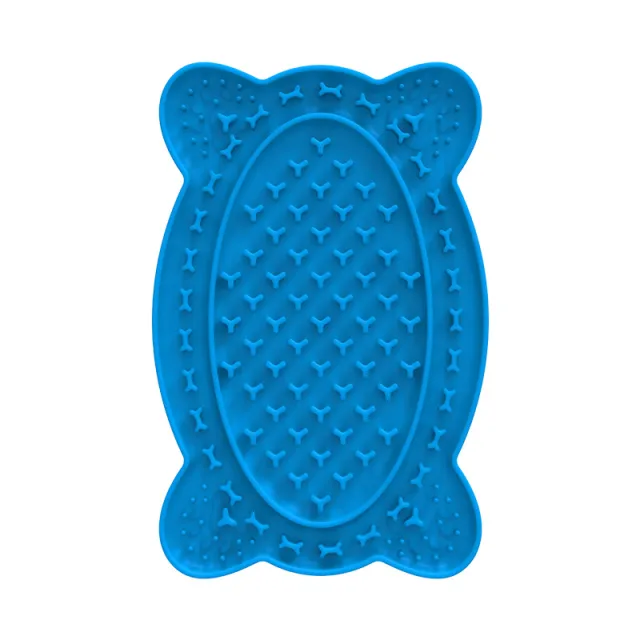 Pet Supplies Slow Food Tray Licking Mat Pet Placemat Blue - Shop at LoveMi