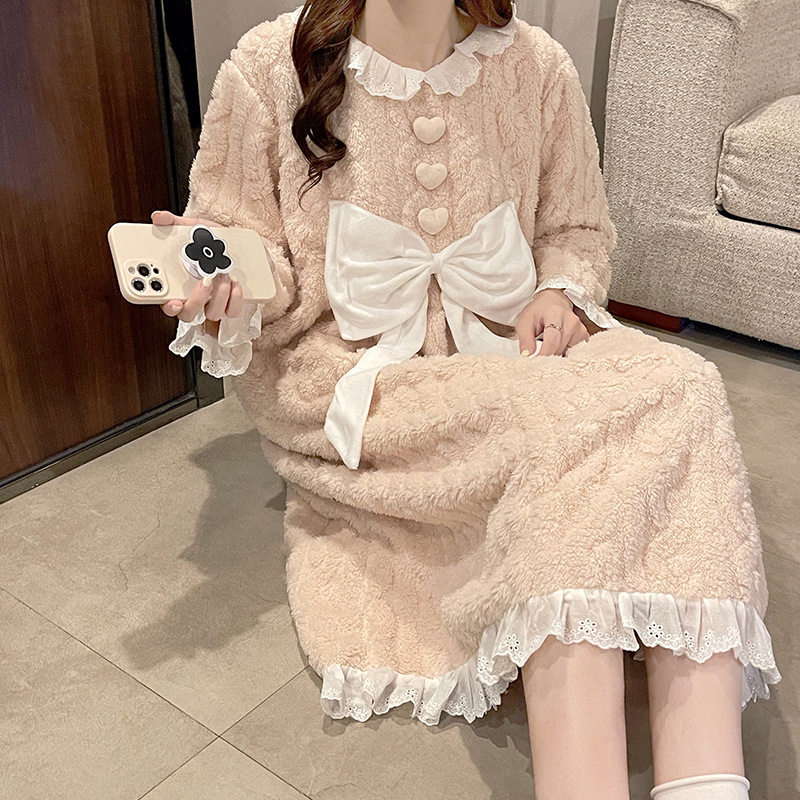 Title 4, Japanese Lovely Nightdress Flannelette Winter