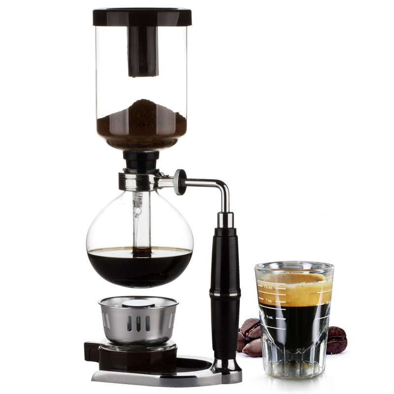 Title 4, Classic Siphon Coffee Pot Glass Siphon Pot With...