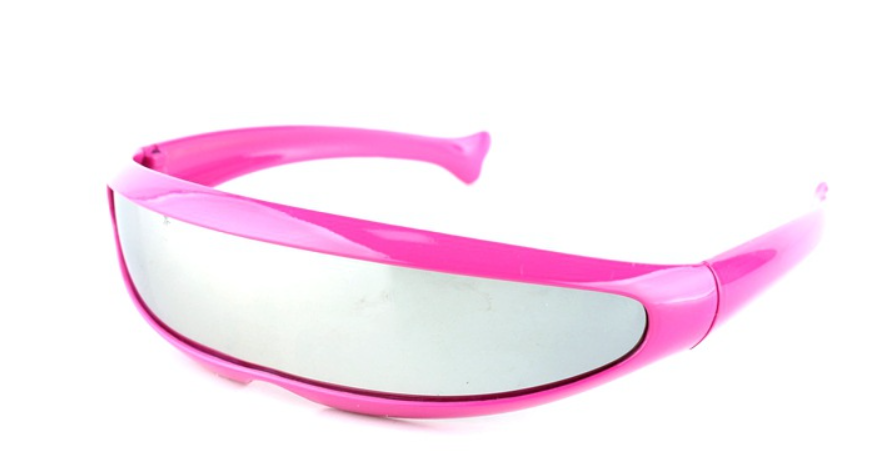 Title 19, X Men Fish Shaped Laser Glasses Mercury Lens