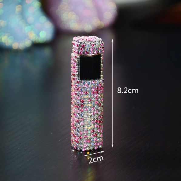 Title 11, Rhinestone Touch Screen USB Rechargeable Windpr...