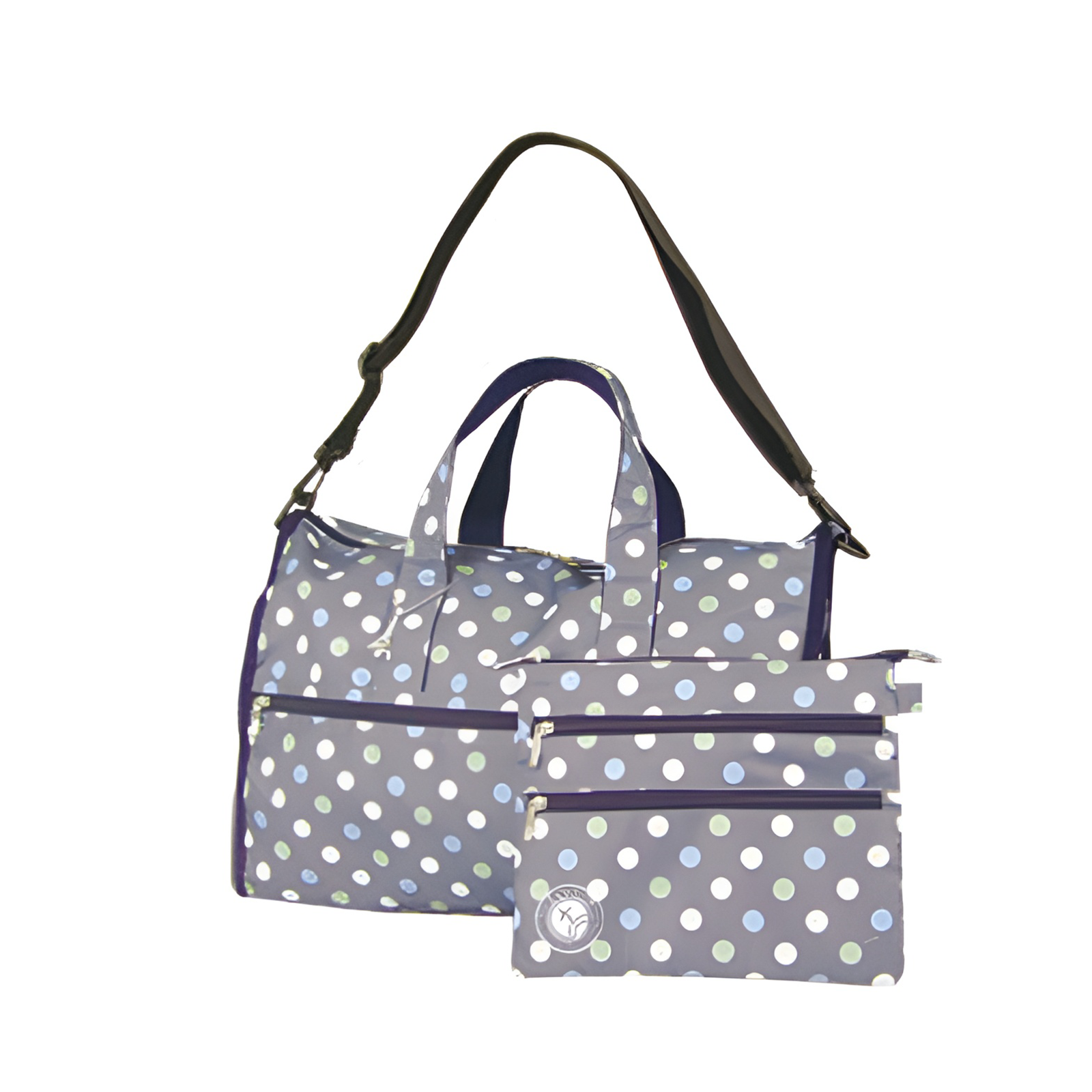 Folding Travel Bag Boston Storage Bag Luggage Carry-on Handbag Outdoor Business Blue Point-
