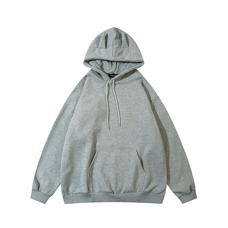Men's Fleece Back Hoodie With Small Wings