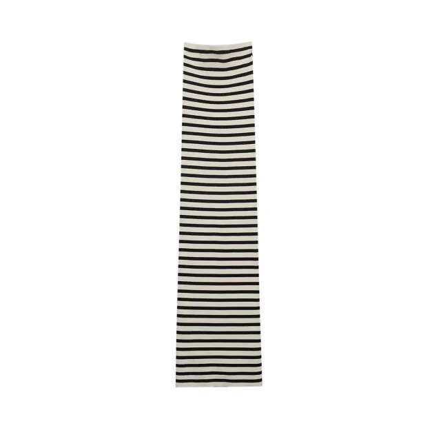 Striped Sling Straight Knitted Dress Suit Striped Dress - Shop at LoveMi