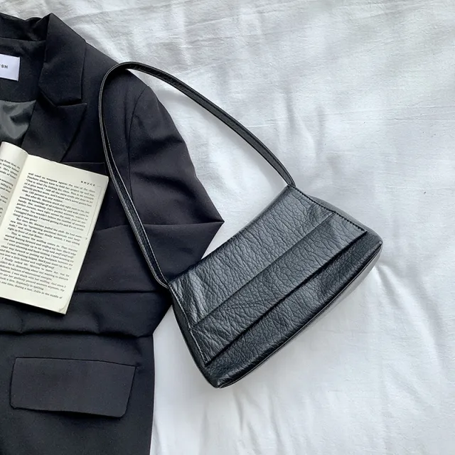 Small Women's Fashion Trend All match Shoulder Bag Black - Shop at LoveMi