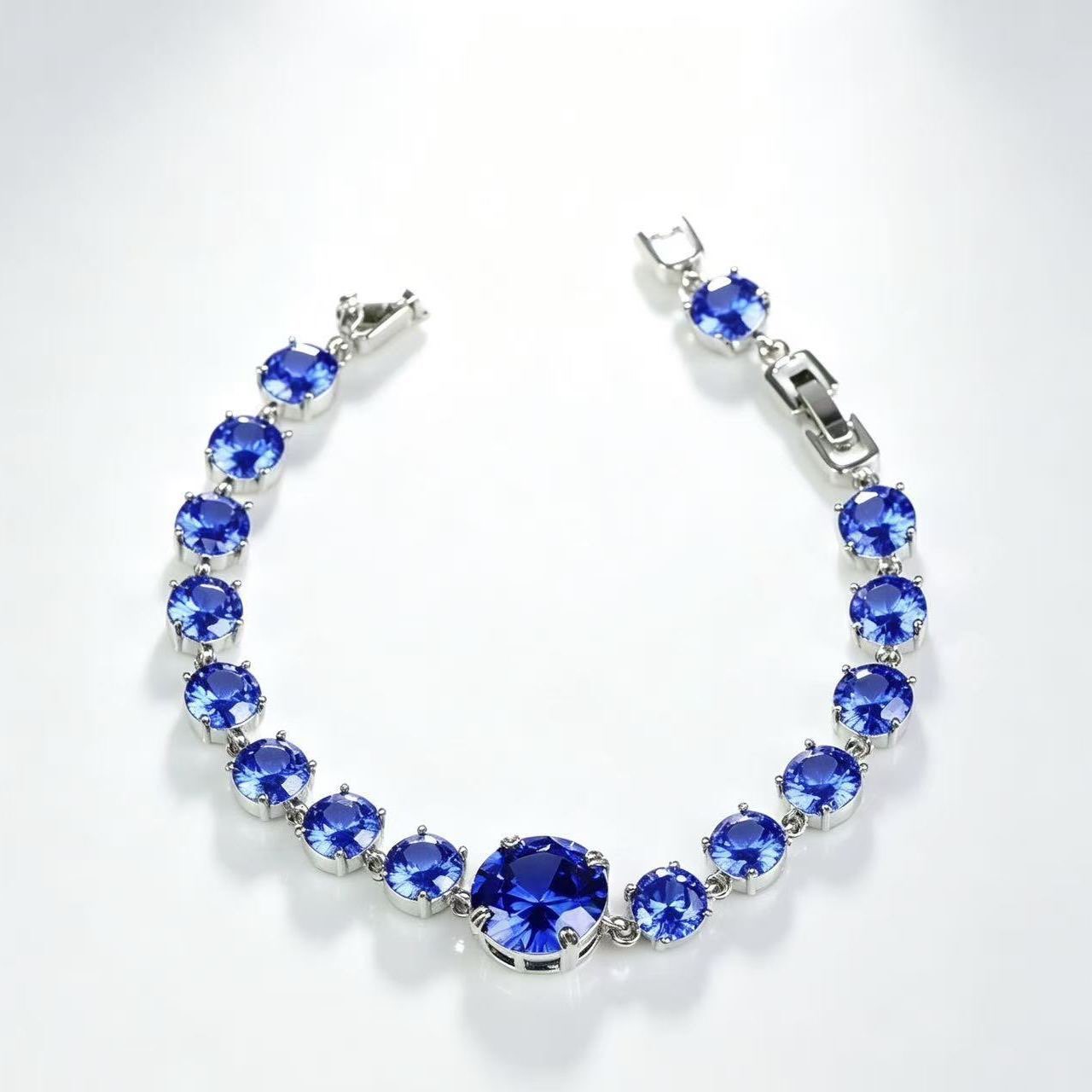 Five Blessings Blue Bracelet