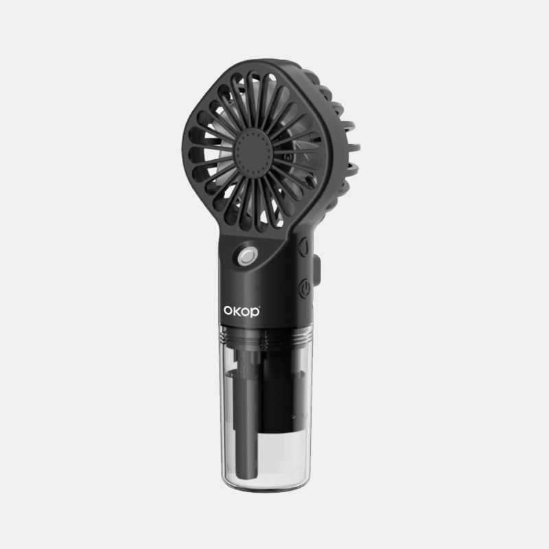 KP-F03 Best-Selling Handheld Misting Fan Portable Mini Rechargeable Fan With Humidifier Function In Stock product image