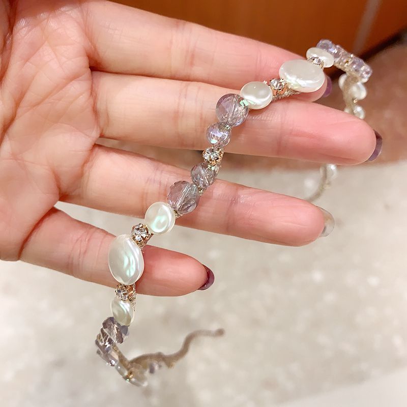 Hairpin Rhinestone Headband Forest Fairy Delicate Hair — foto 7