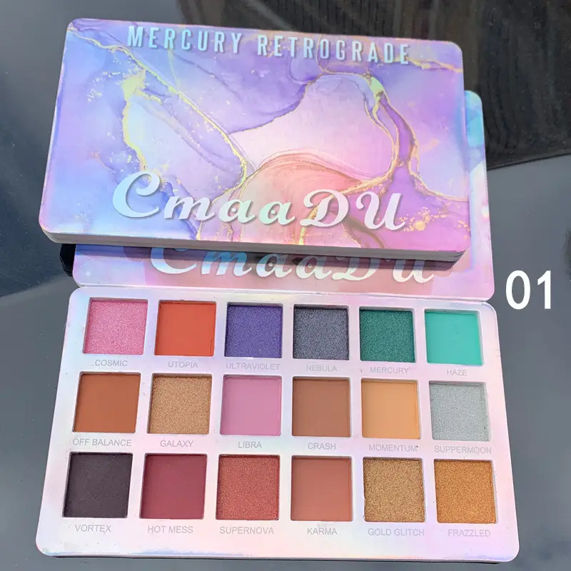 18 Colors EVA Glitter Eyeshadow Palette