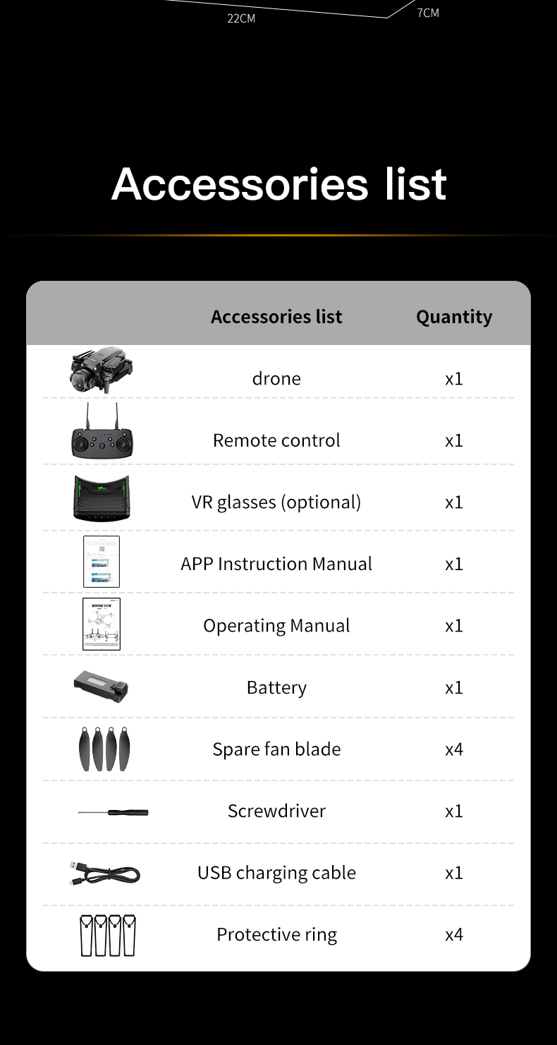H2O Dual Camera Single Electric Drone detail
