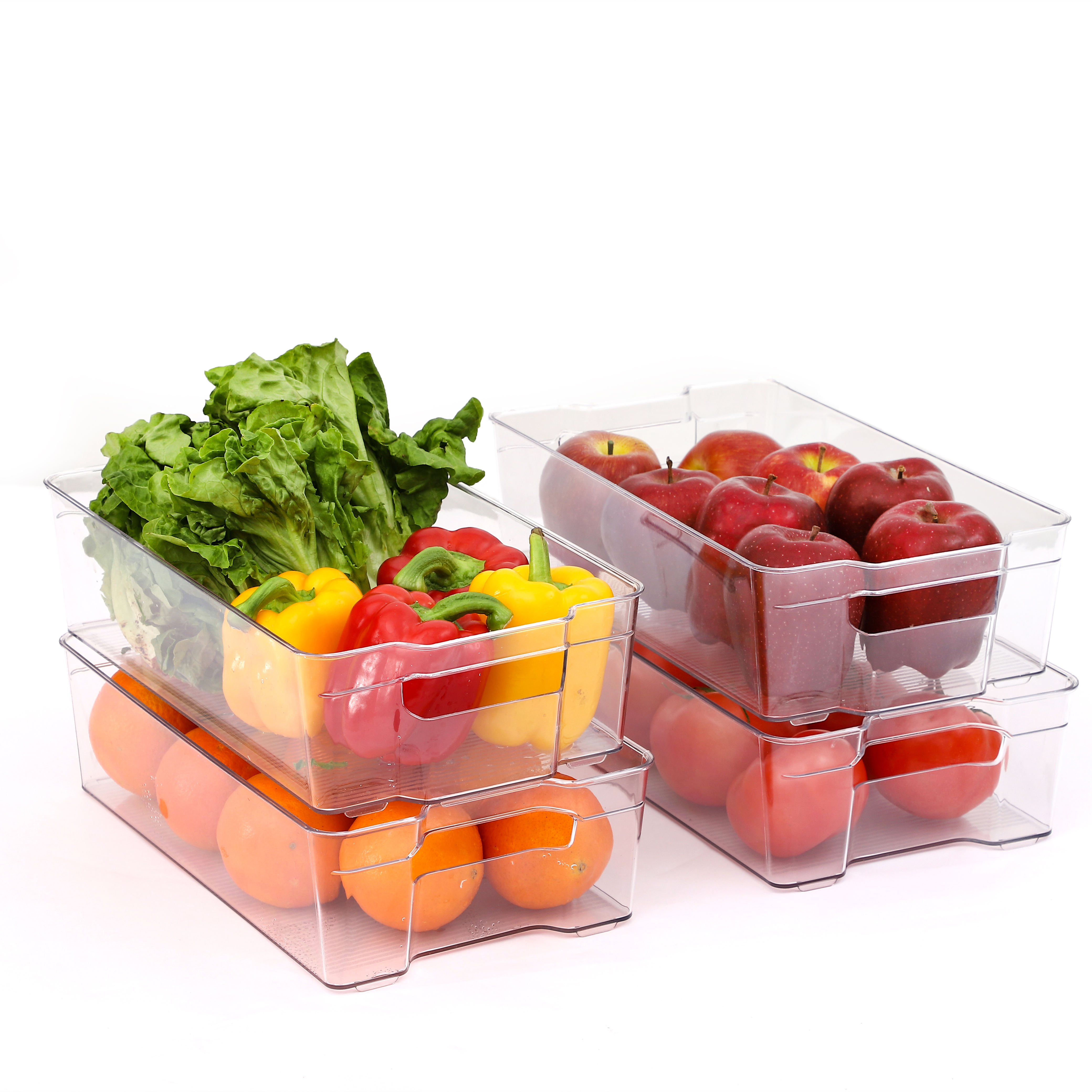 Title 1, 4pcs Big Size Fridge Bin Set