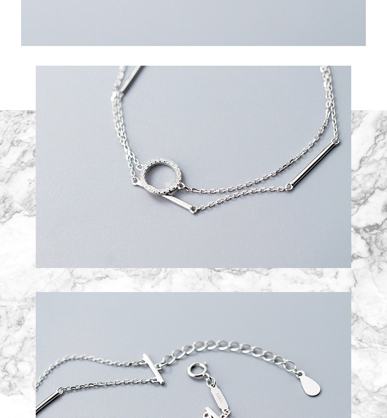 Diamond Jewelry Temperament Trend Word Double