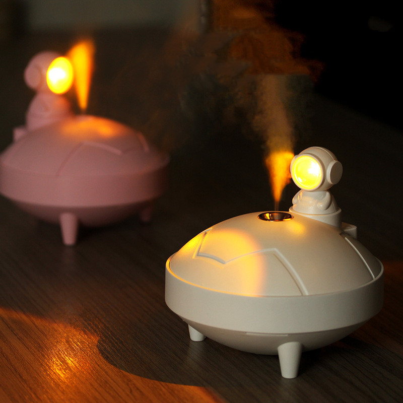 Astronaut Sunset Lamp Humidifier 2 Spraying Mode 360 Degree Rotating Head Astronaut Light USB Charging Projector Lamp — foto 13