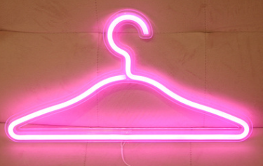 Pink hanger