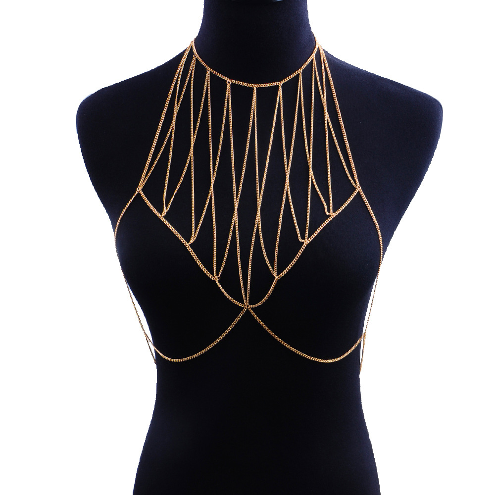 Title 4, Street Photo Multi Layer Mesh Chain Body Chain ...