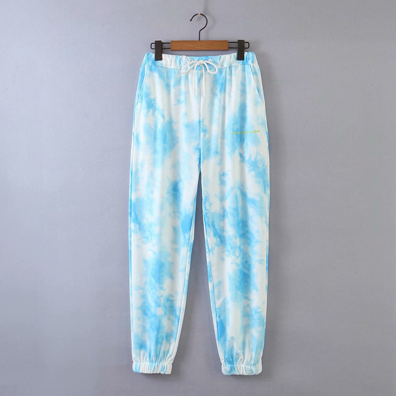 Title 11, Tie-dye hooded loose sweatshirt set