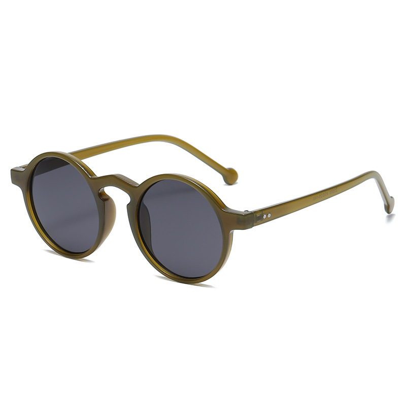 Title 8, Round Retro Small Frame Sunglasses