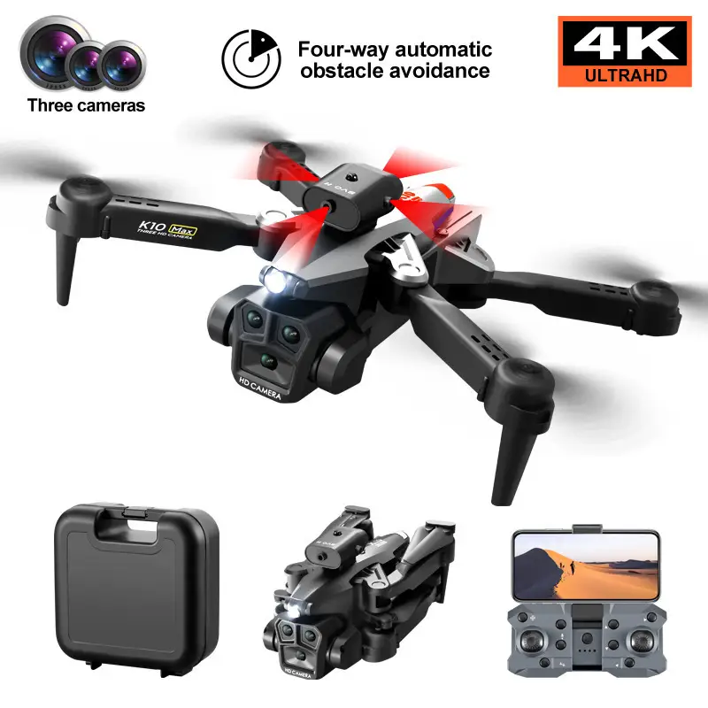 K10 MAX 4K Triple-Camera Obstacle Avoidance Drone