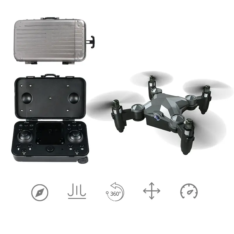 Suitcase Mini Drone Folding Aerial Photo Remote