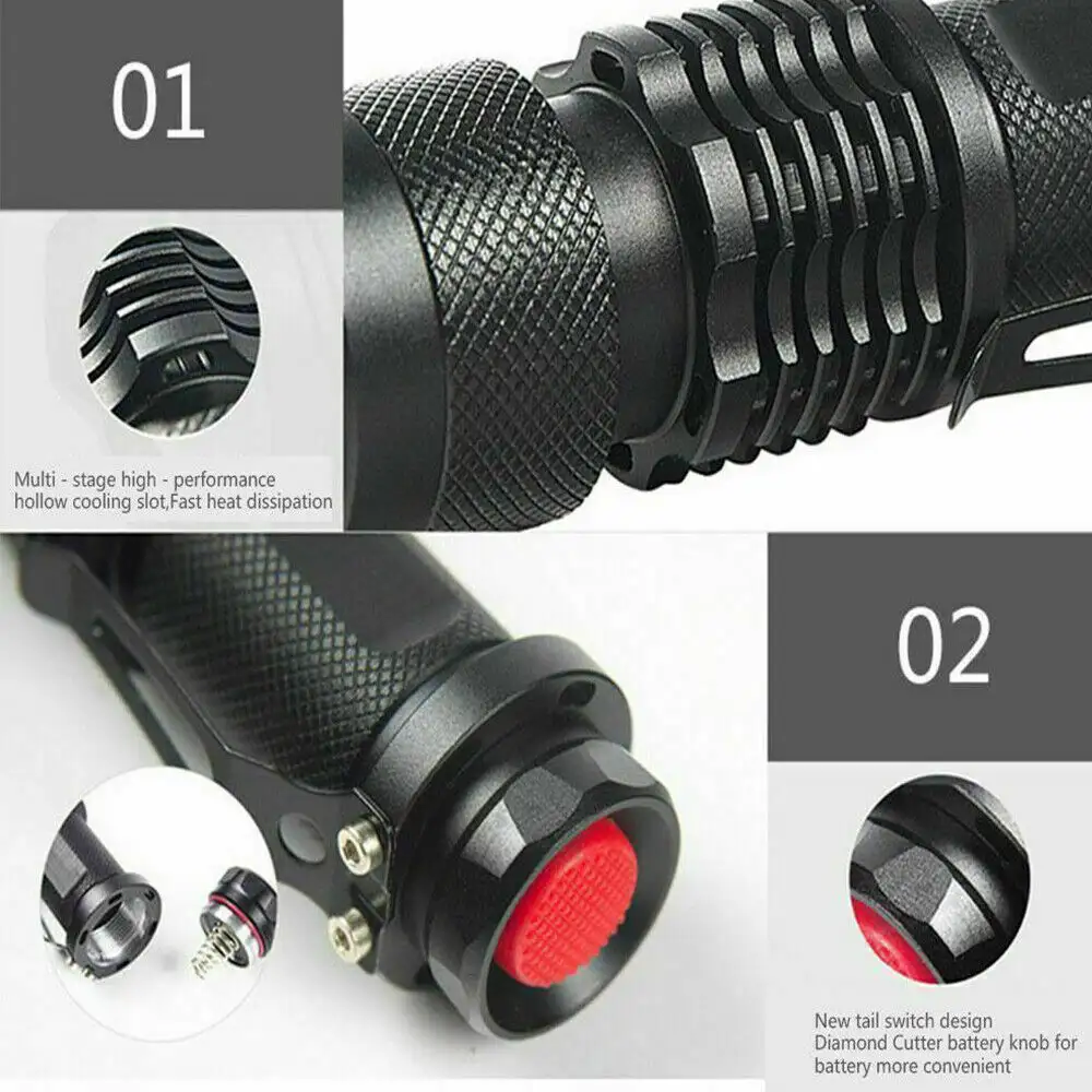 2 Pack UV Flashlight LED Handheld Blacklight Ultra Violet Flashlight 395nm Mini Light Inspection Lamp Torch Detector For Dog Pet Urine Stains, Bed Bugs And Scor