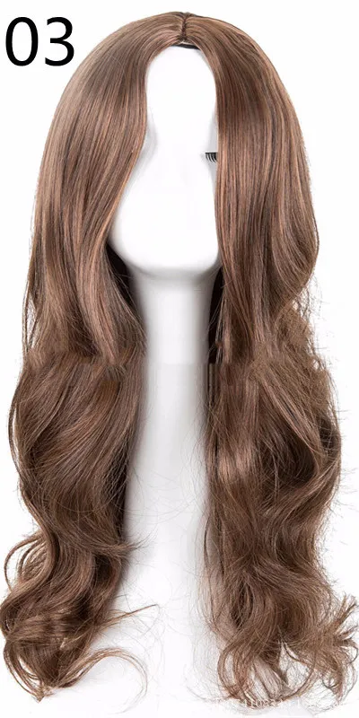 Fashion Big Wave Chemical Fiber Wig Light Brown - Shop at LoveMi