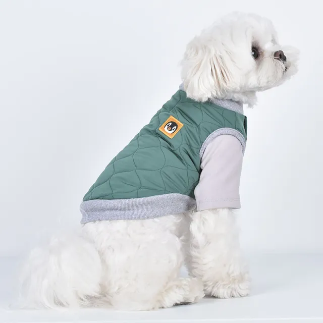 Fun Faction Gourd Double Collar Waistcoat Pet Clothing Autumn And Winter Clothing Green - Shop at LoveMi