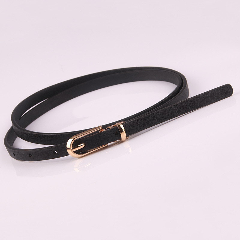 Title 6, Sweater Thin Belt Ladies All-match Pin Buckle P...