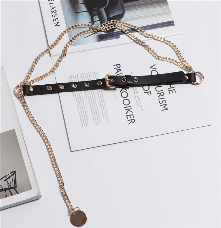 Title 7, Personalized All-match Chain Stitching Small Belt