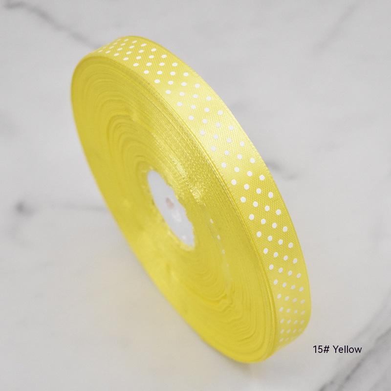 Handmade Bow Polka Dot Ribbon — foto 6