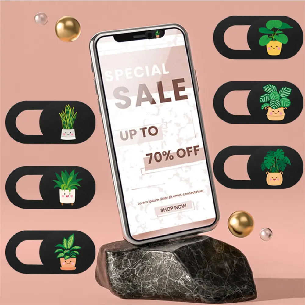Small Potted Mobile Phone Camera Privacy Protection