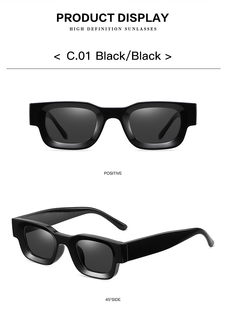 Title 3, Square Sunglasses Hip Hop Punk Kuzma Polarized