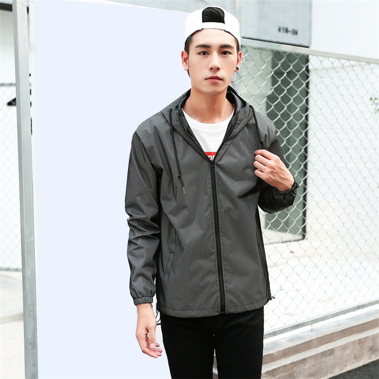 Men's And Women's Reflective  Youth Mesh Luminous Jacket