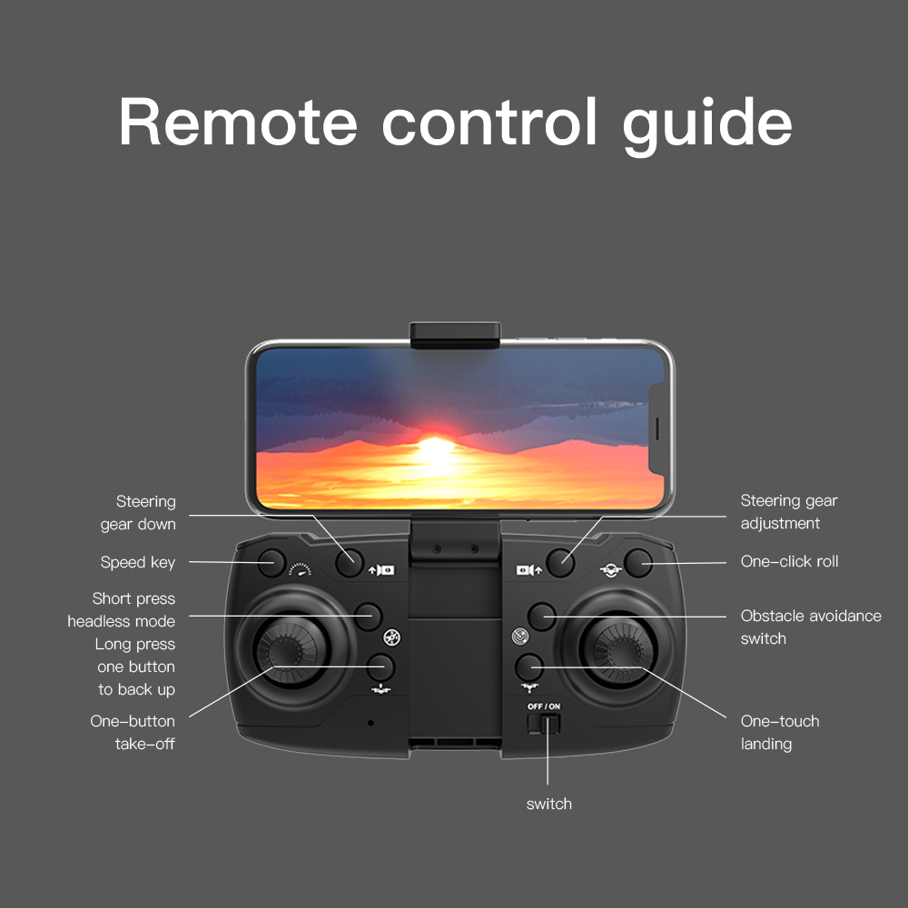 F196 Dual Camera Dual Electric Drone detail