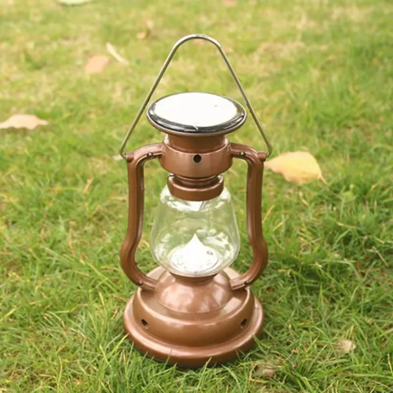 Hand-crank Charging Solar Camping Lantern, Antique-Style Horse