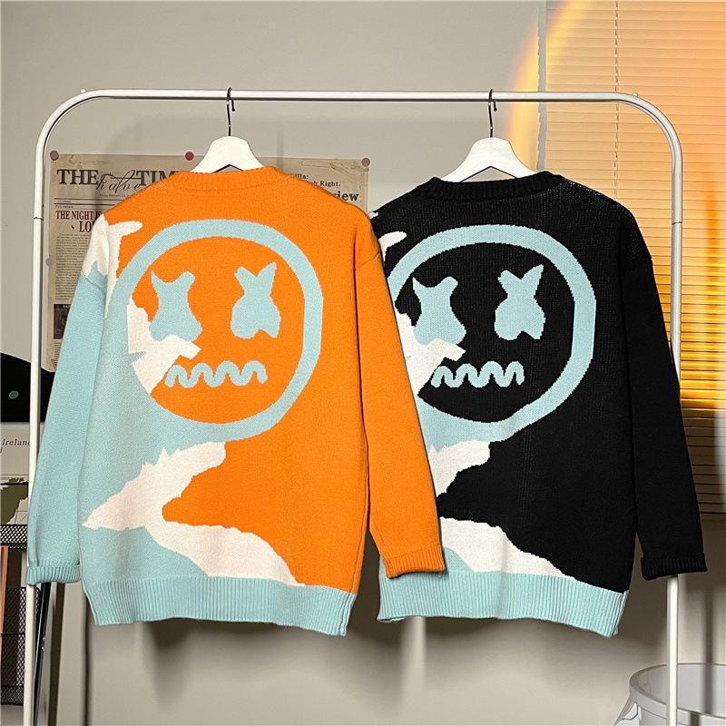 Men's Knitted Art Student Style Sweater