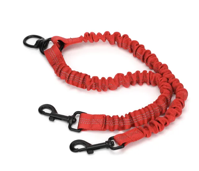 One To Two Double Ends Pet Leash Red - Shop at LoveMi