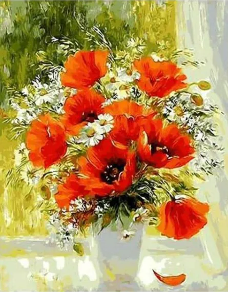 Digital Frame Oil Painting Coloring Painting Photo Color - Shop at LoveMi