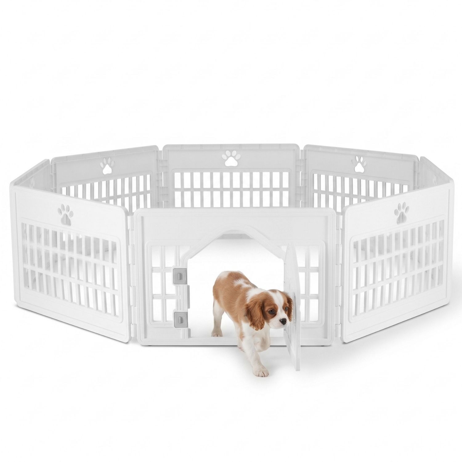 Plastic Dog With Movable Enclosure, Suitable For Small And Medium-sized Dogs, Cats And Rabbits. - Default
